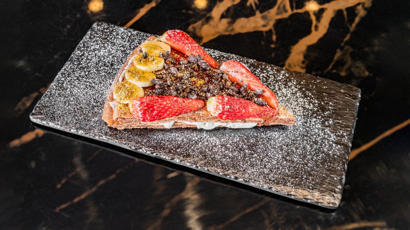 Millefeuille de crêpes croustillantes